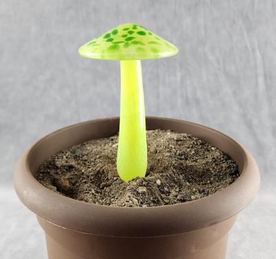 #04152419 mushroom with glass stake 6''Hx4''W $70 #04152419 mushroom with glass stake 6''Hx4''W $70