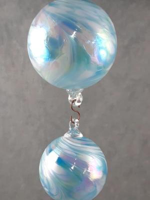 #12072401 three hanging balls Med-5.75'', Sm-4.5'', Xsm-3.75'' total length 21'' $180.00 #12072401 three hanging balls Med-5.75'', Sm-4.5'', Xsm-3.75'' total length 21'' $180.00