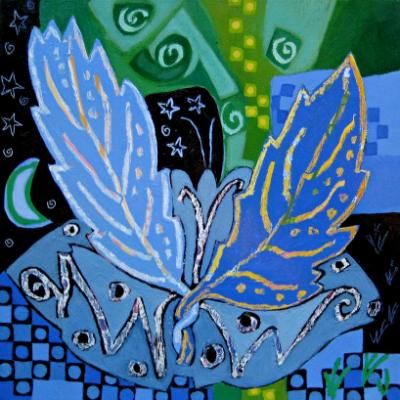 Winged Leaves and Butterfly Shadow Winged Leaves and Butterfly Shadow