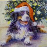Dog Portrait Christmas