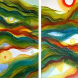 Undercurrent Diptych, 2007