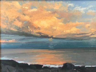 Sunset Clouds 1 18x24" oil Sunset Clouds 1 18x24" oil