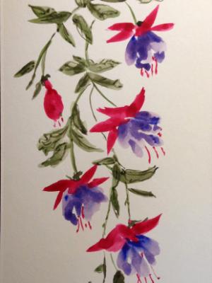 16x12" Fuchsia (private collection) 16x12" Fuchsia (private collection)