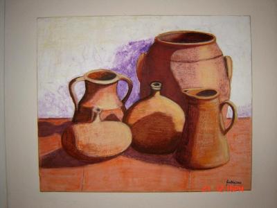 Clay pots