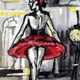 Dancer - Painting 1 for Christmas Family commission